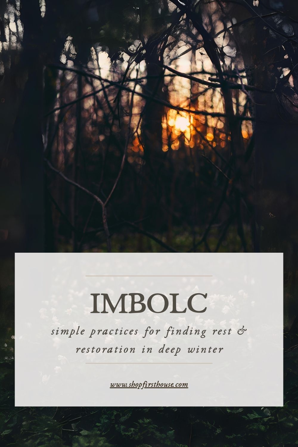 Imbolc: simple practices for finding rest & restoration in deep winter