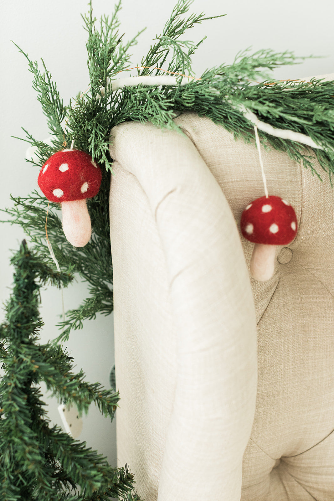 Felt Mushroom Garland