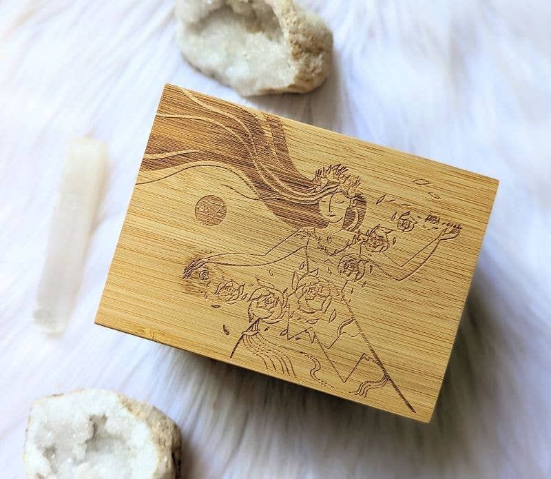 Elemental Goddesses Bamboo Altar Box