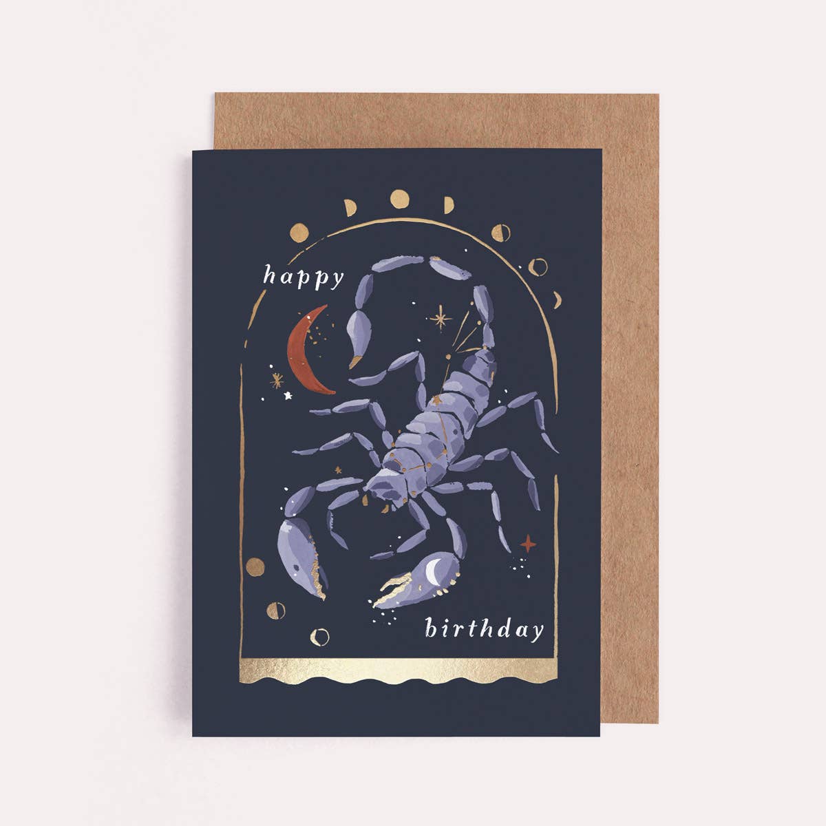 Scorpion Zodiac Birthday Card | Scorpio Sign