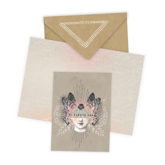 You Always Know Mini Greeting Card