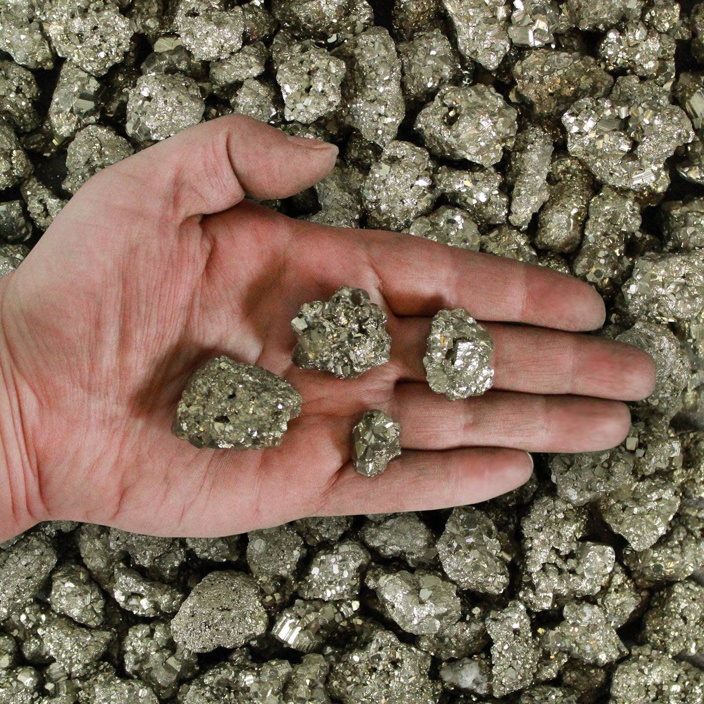 Raw Pyrite Cluster