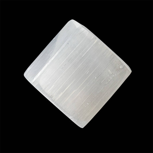 Selenite Cut Cube 4cm