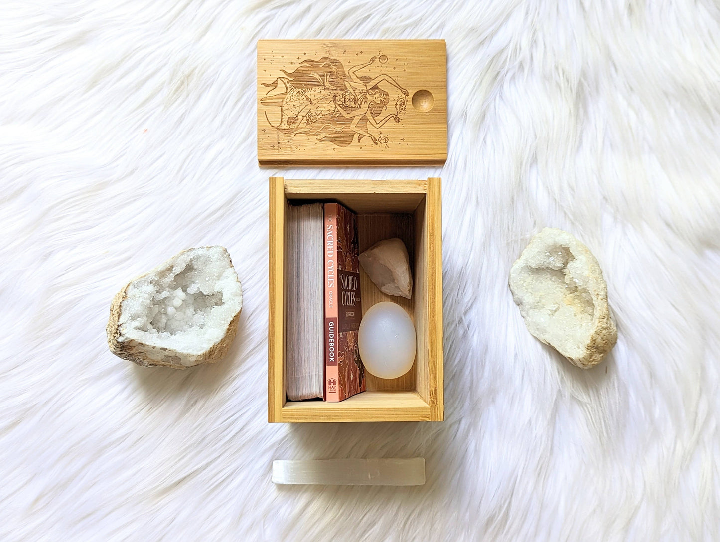 Elemental Goddesses Bamboo Altar Box
