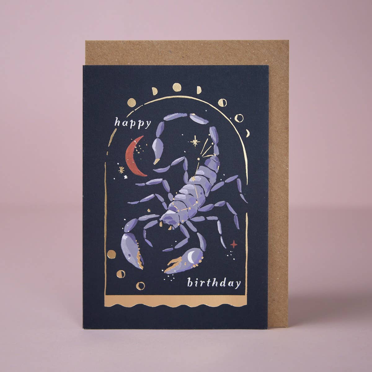 Scorpion Zodiac Birthday Card | Scorpio Sign