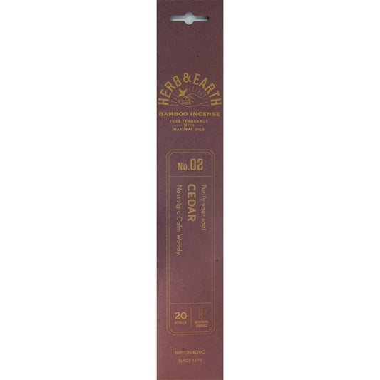 Herb & Earth Cedar Incense Sticks