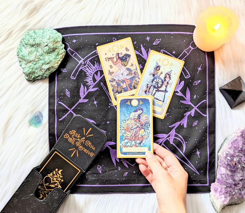 Vegan Leather Tarot Case