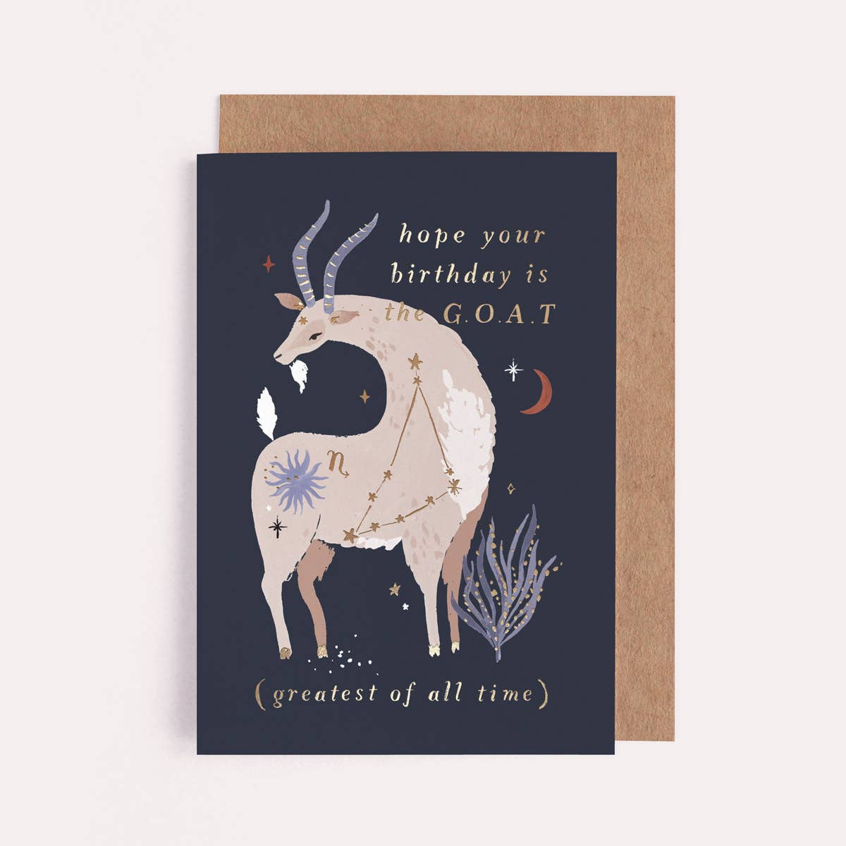 Goat Zodiac Birthday Card | Capricorn Sign