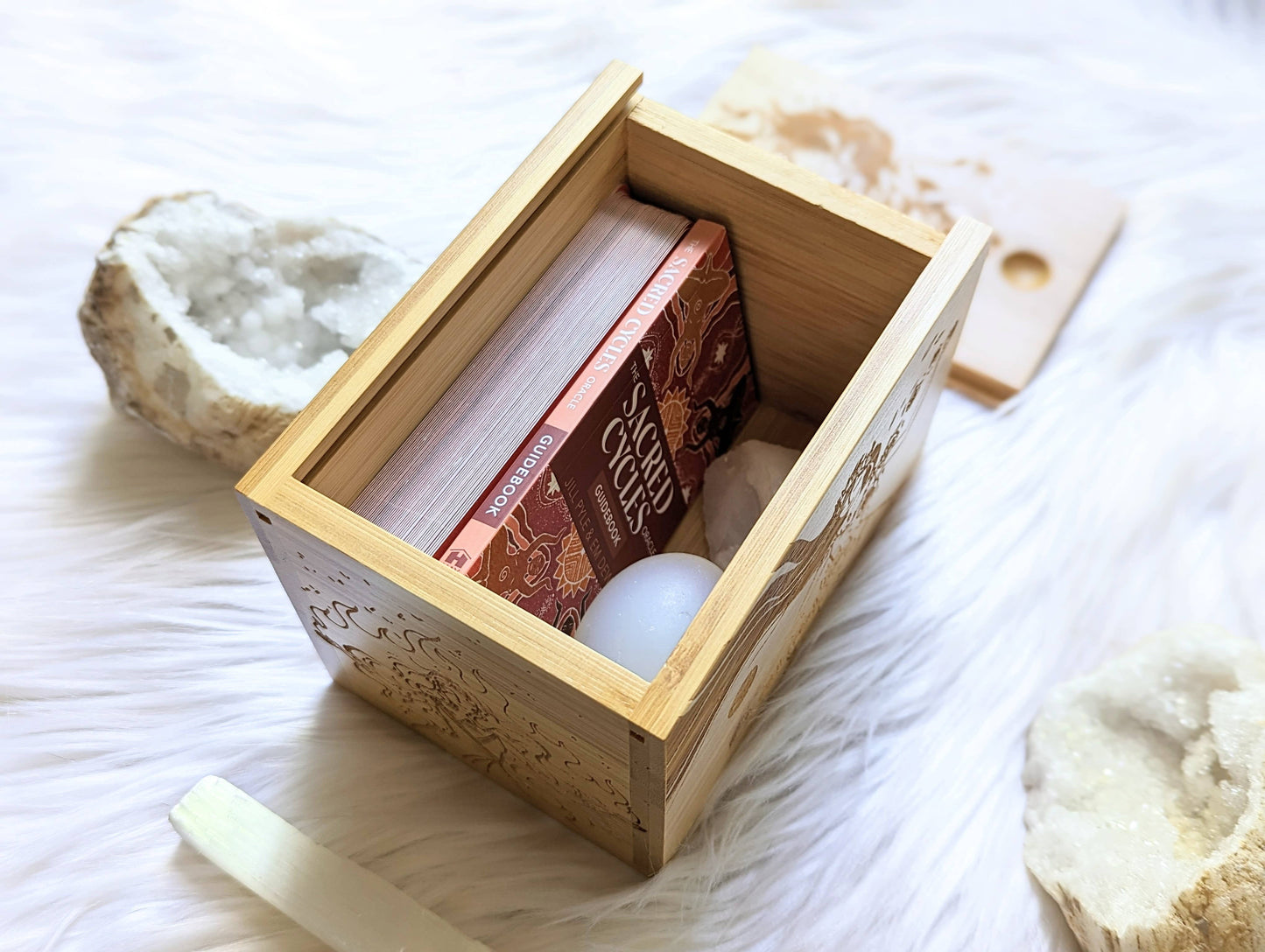 Elemental Goddesses Bamboo Altar Box