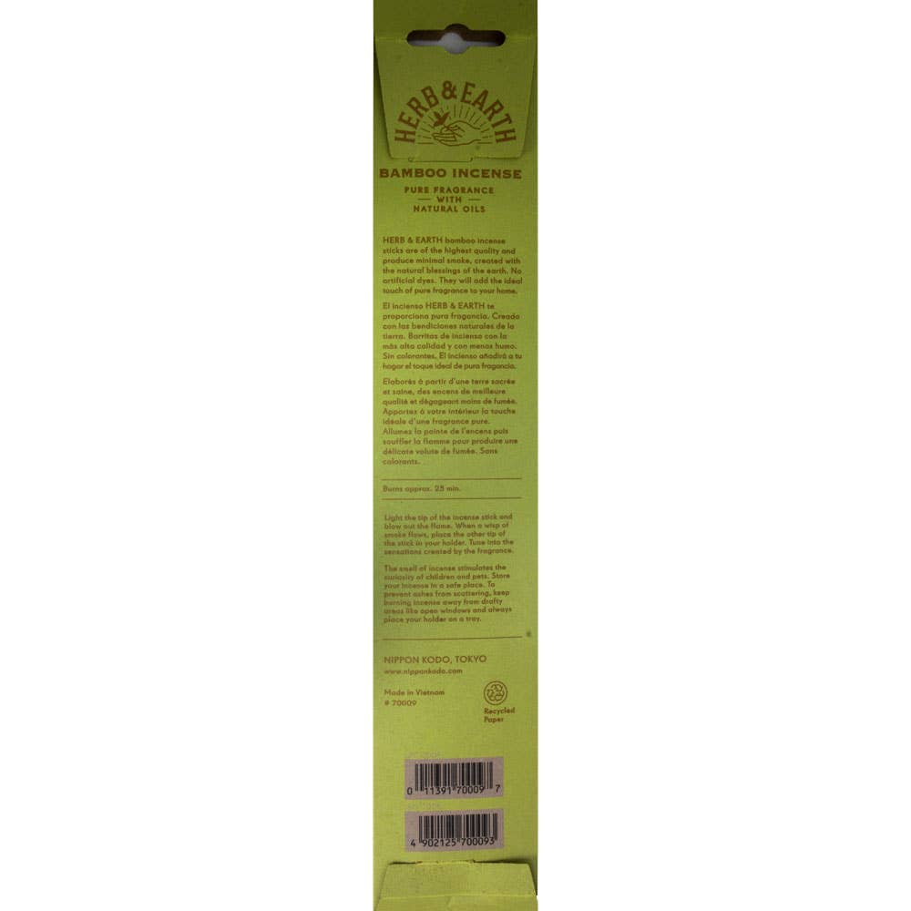Herb & Earth Lemongrass Incense Sticks 20