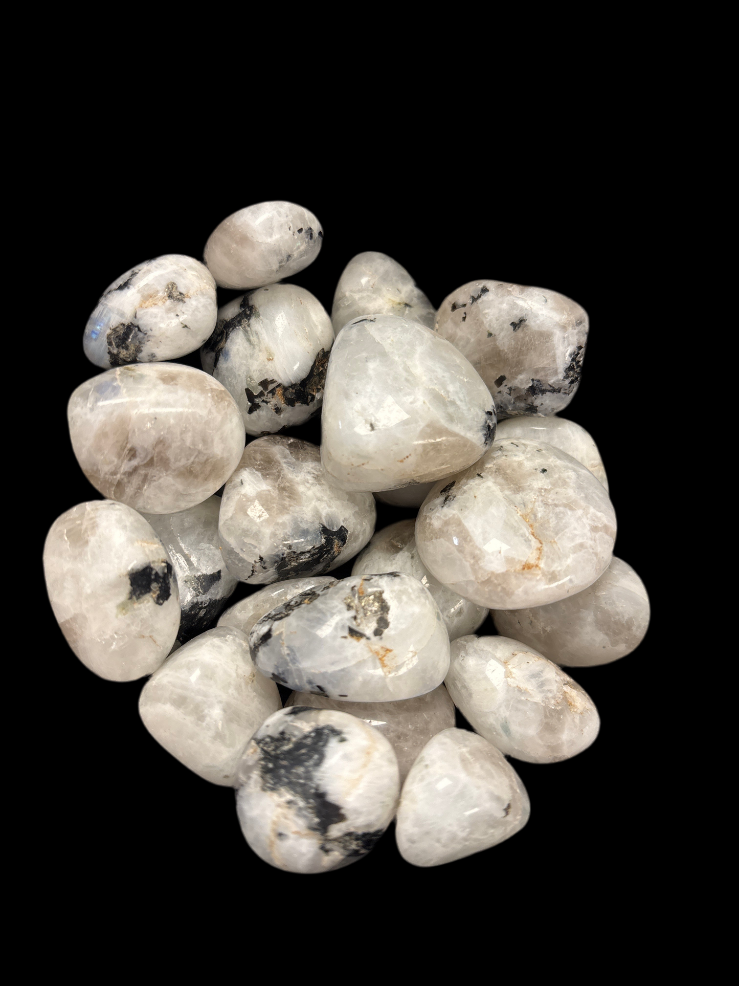 Tumbled Rainbow Moonstone