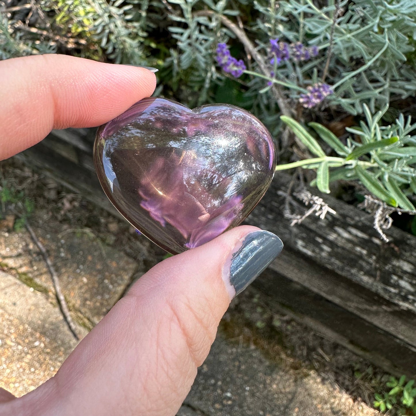 Smoky Quartz Heart