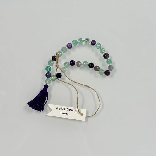 Pocket of Peace - Rainbow Fluorite Mini Meditation Beads