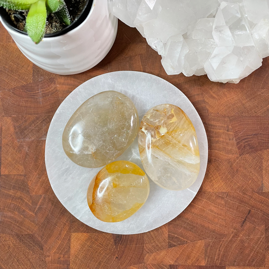 Golden Healer Palm Stones