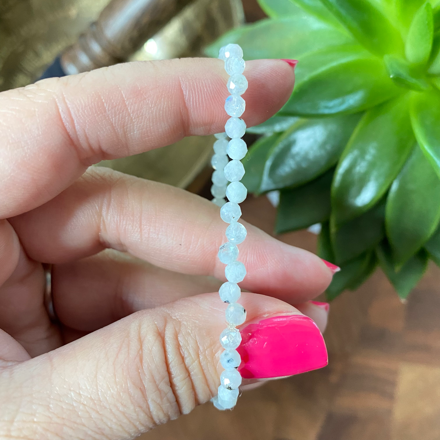 Rainbow Moonstone Bracelet