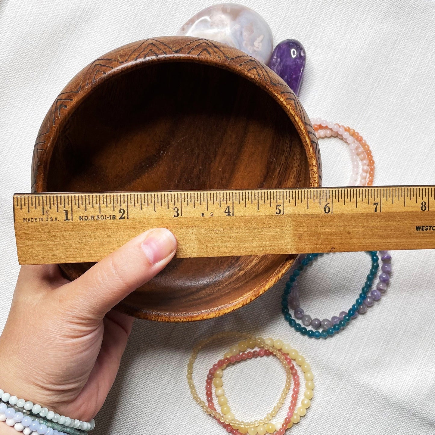 Wooden Display Bowls