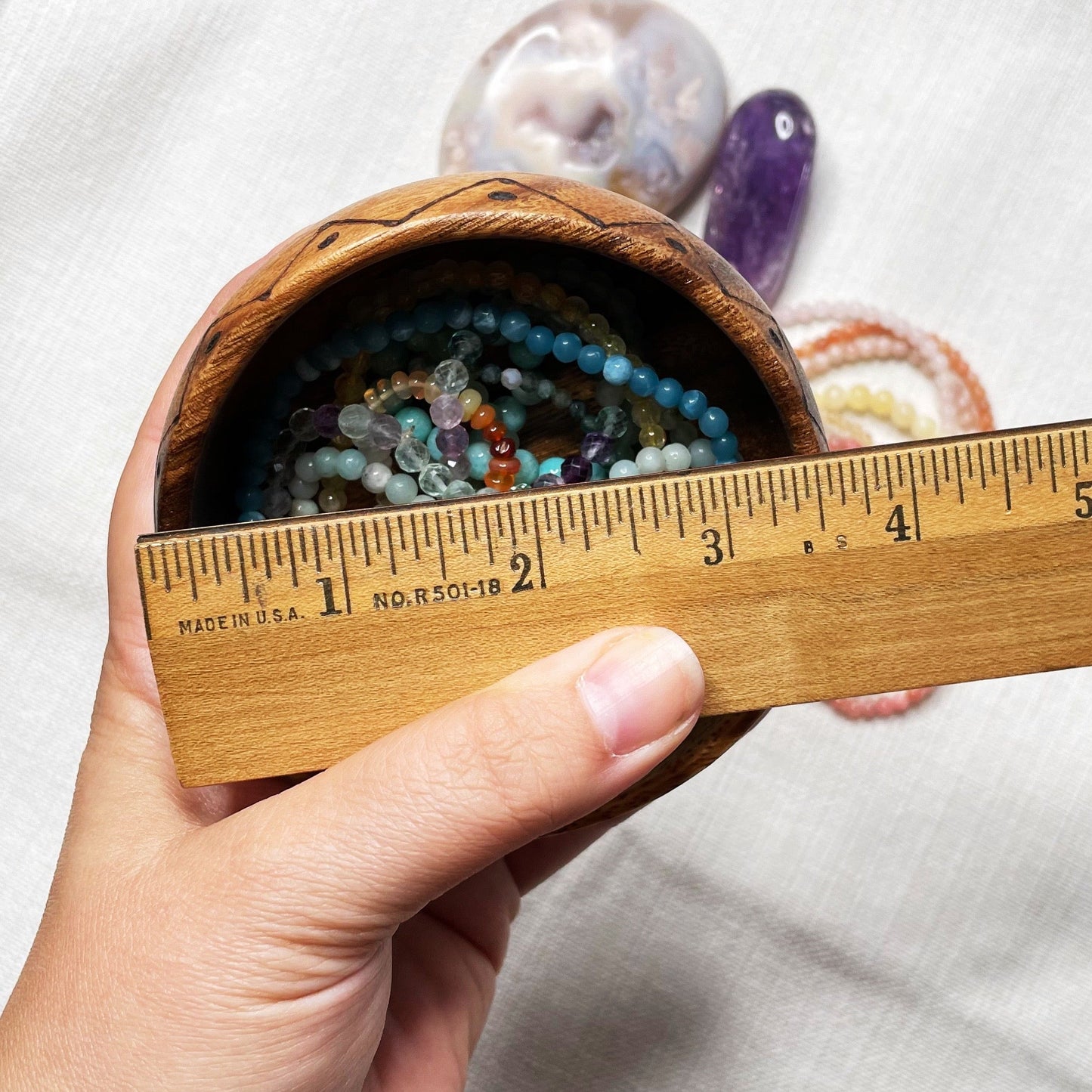 Wooden Display Bowls