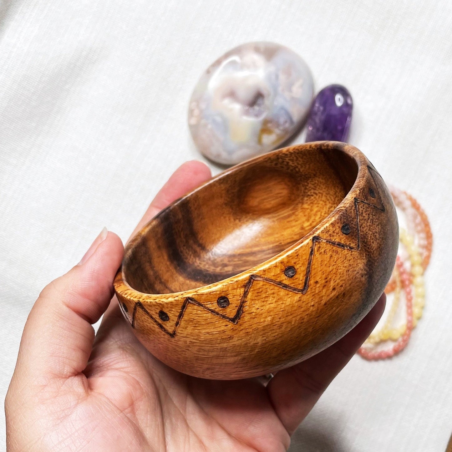 Wooden Display Bowls