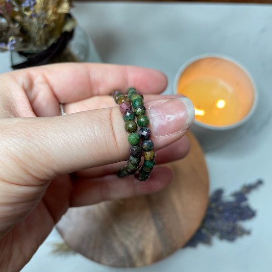 Ruby Fuchsite Bracelet