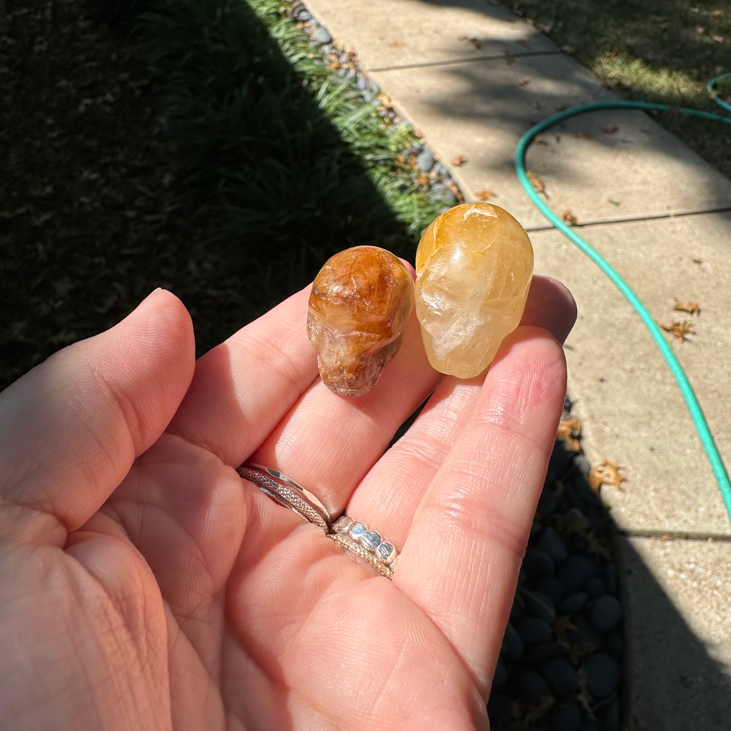 Golden Healer Mini Skull