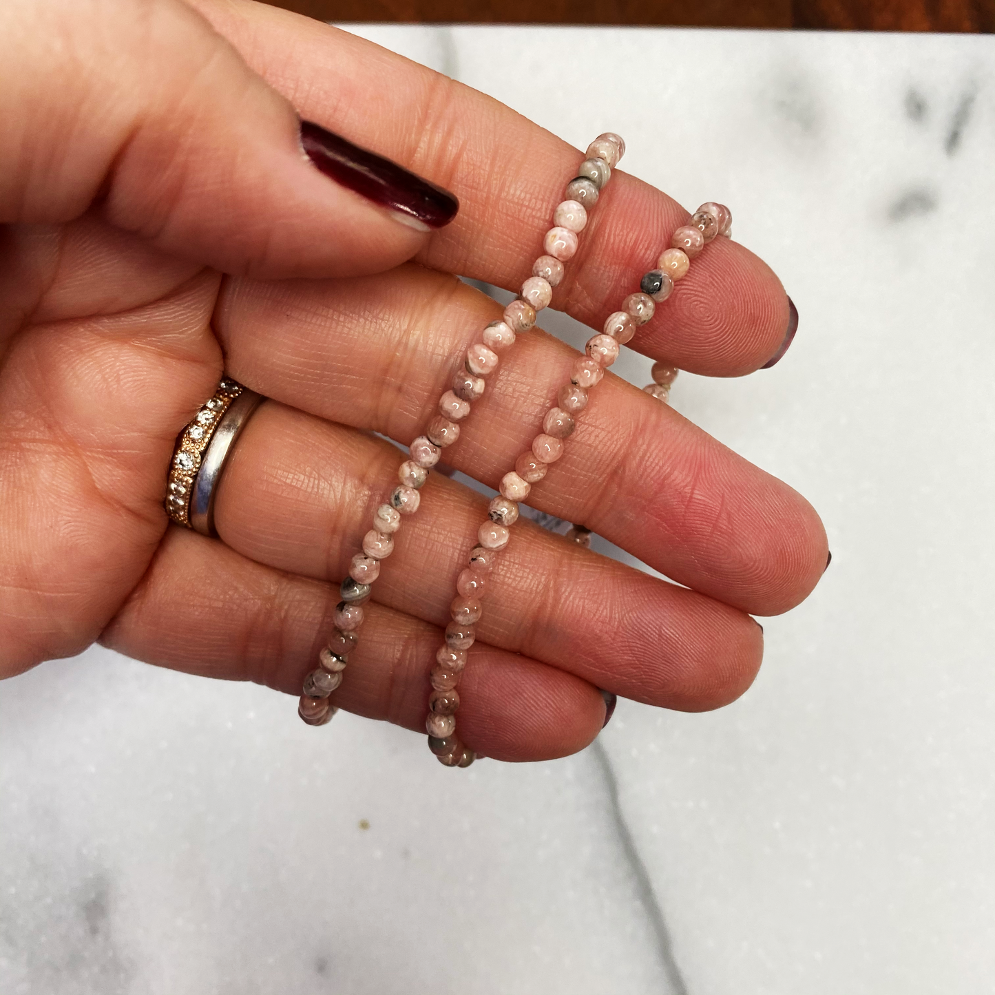 Rhodochrosite Bracelet AA grade