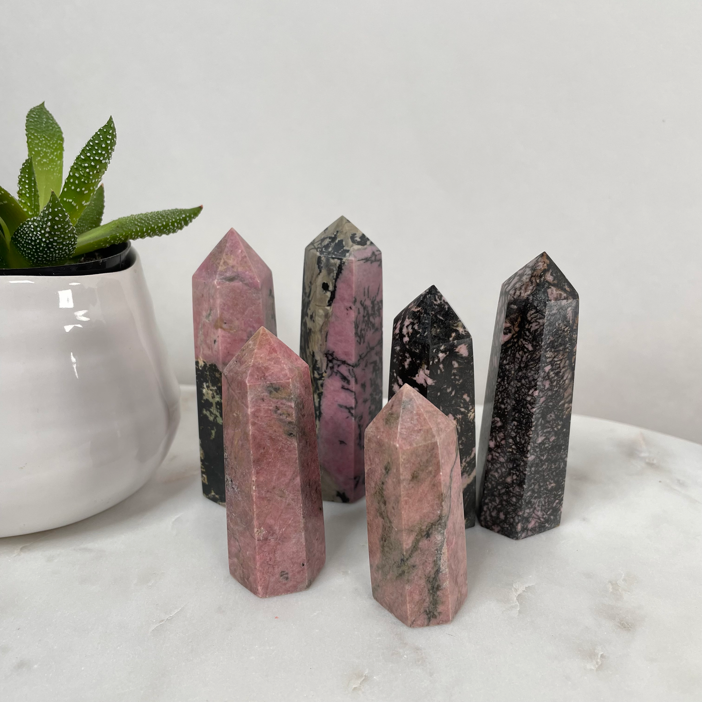 Rhodonite Tower #241