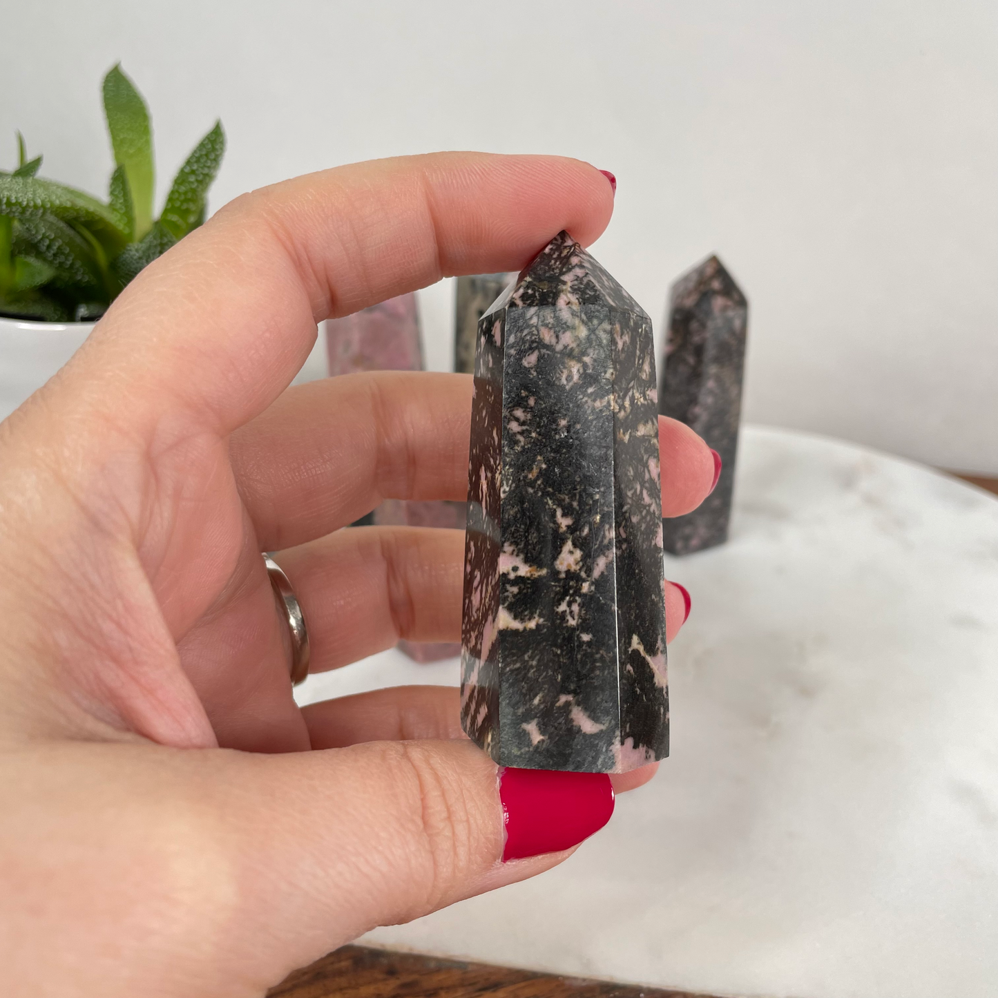 Rhodonite Tower #238