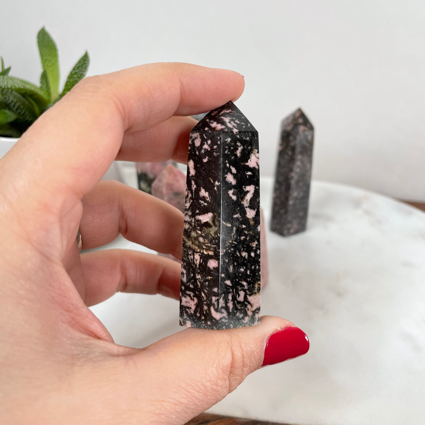 Rhodonite Tower #238