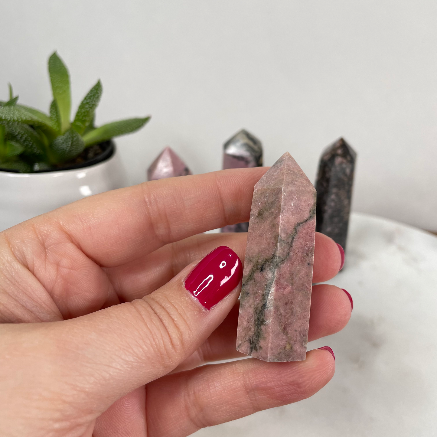Rhodonite Tower #241