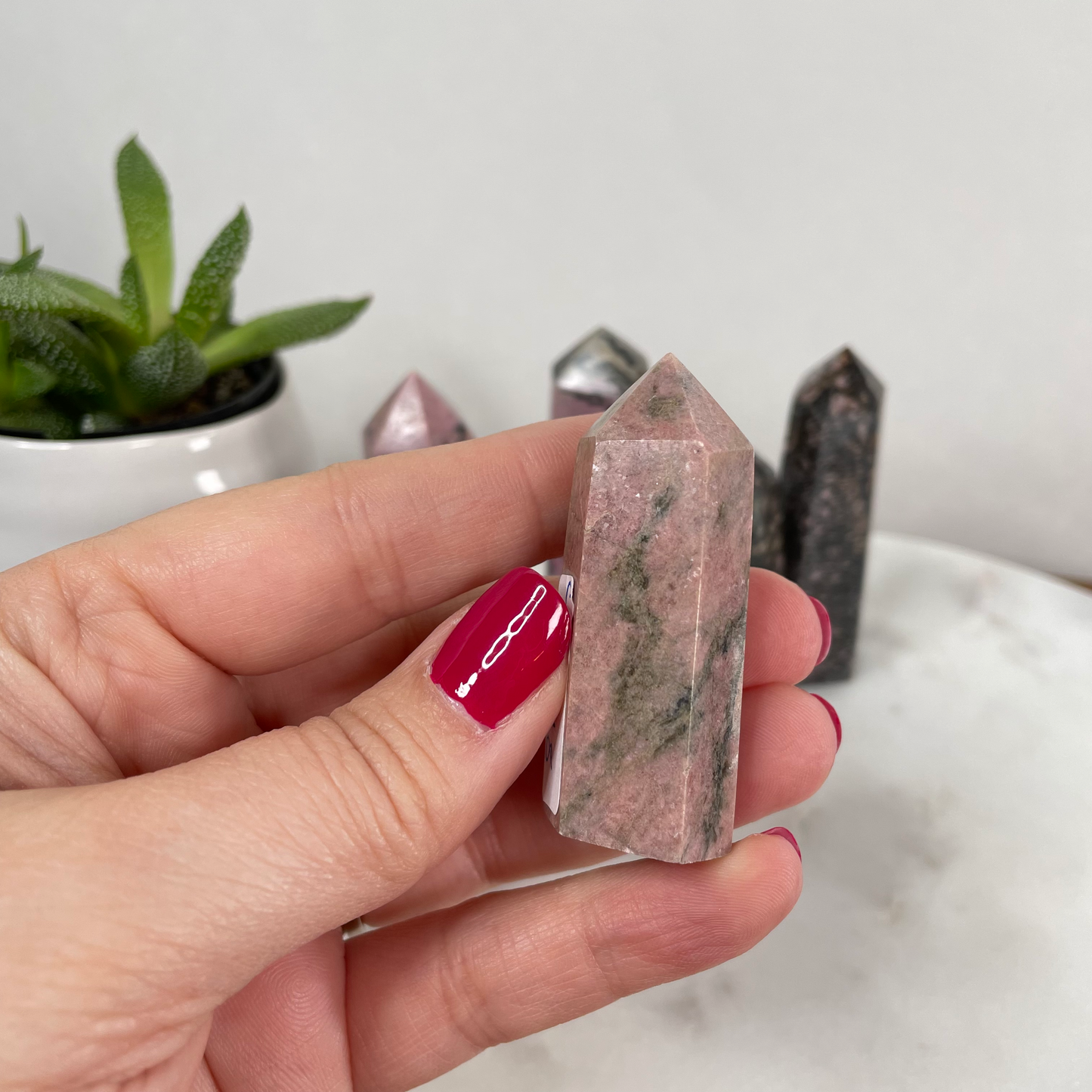 Rhodonite Tower #241