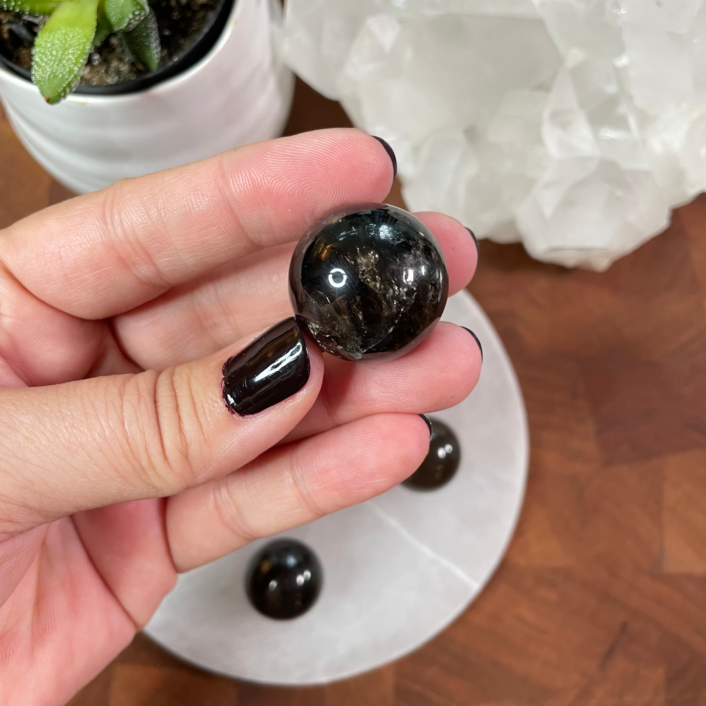 Smoky Quartz mini sphere