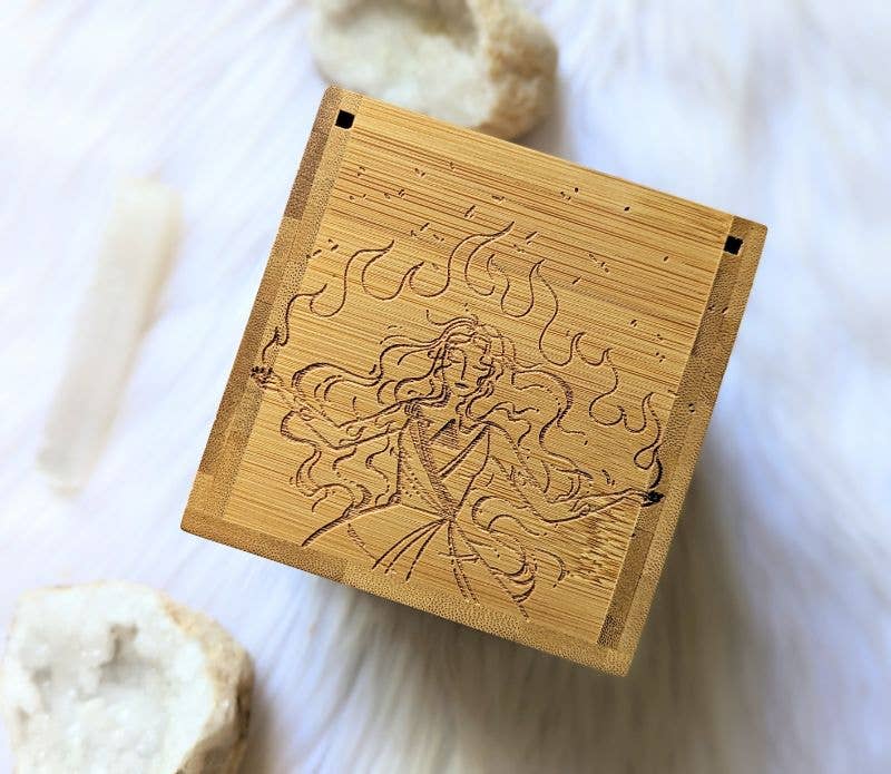 Elemental Goddesses Bamboo Altar Box