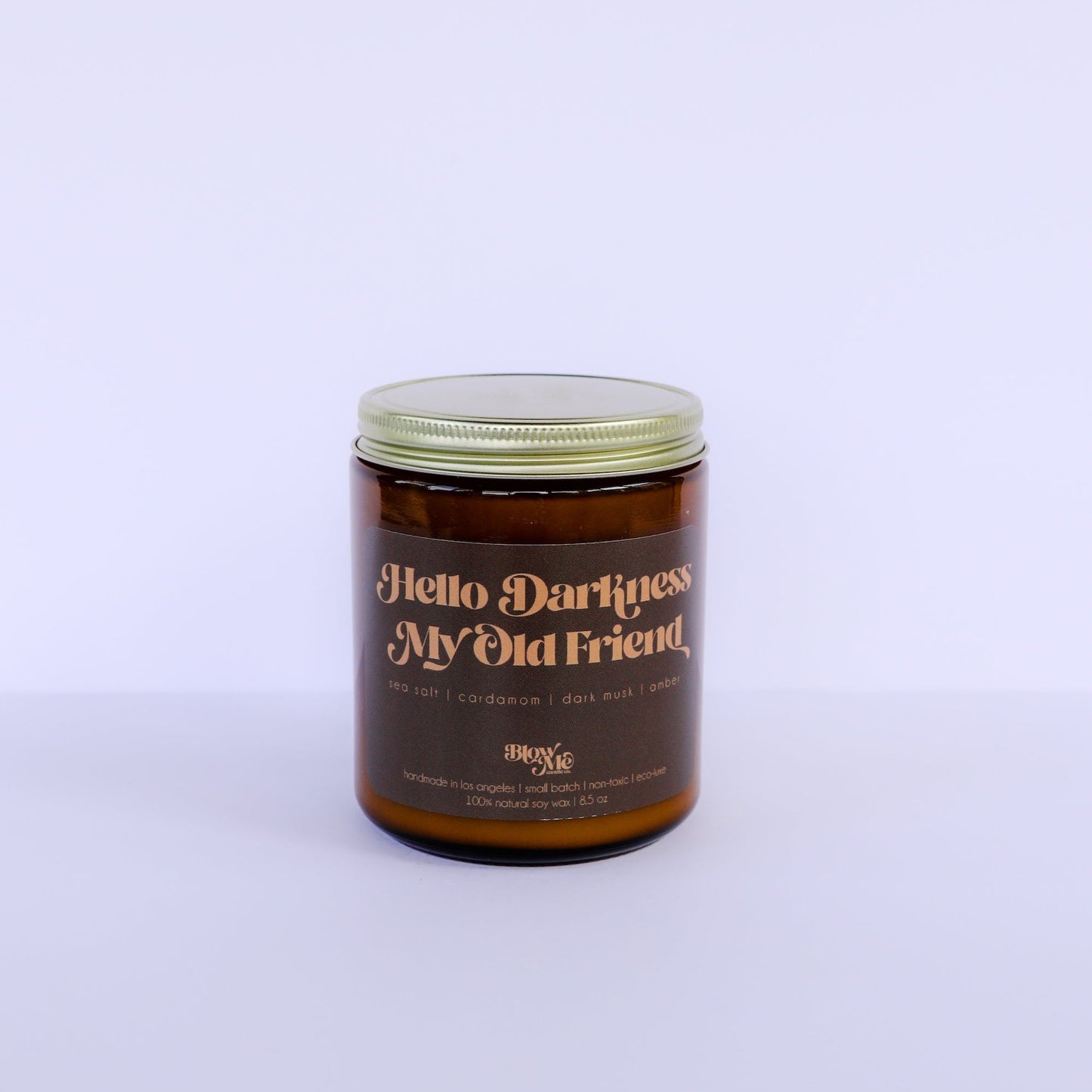Hello Darkness My Old Friend Scented Candle