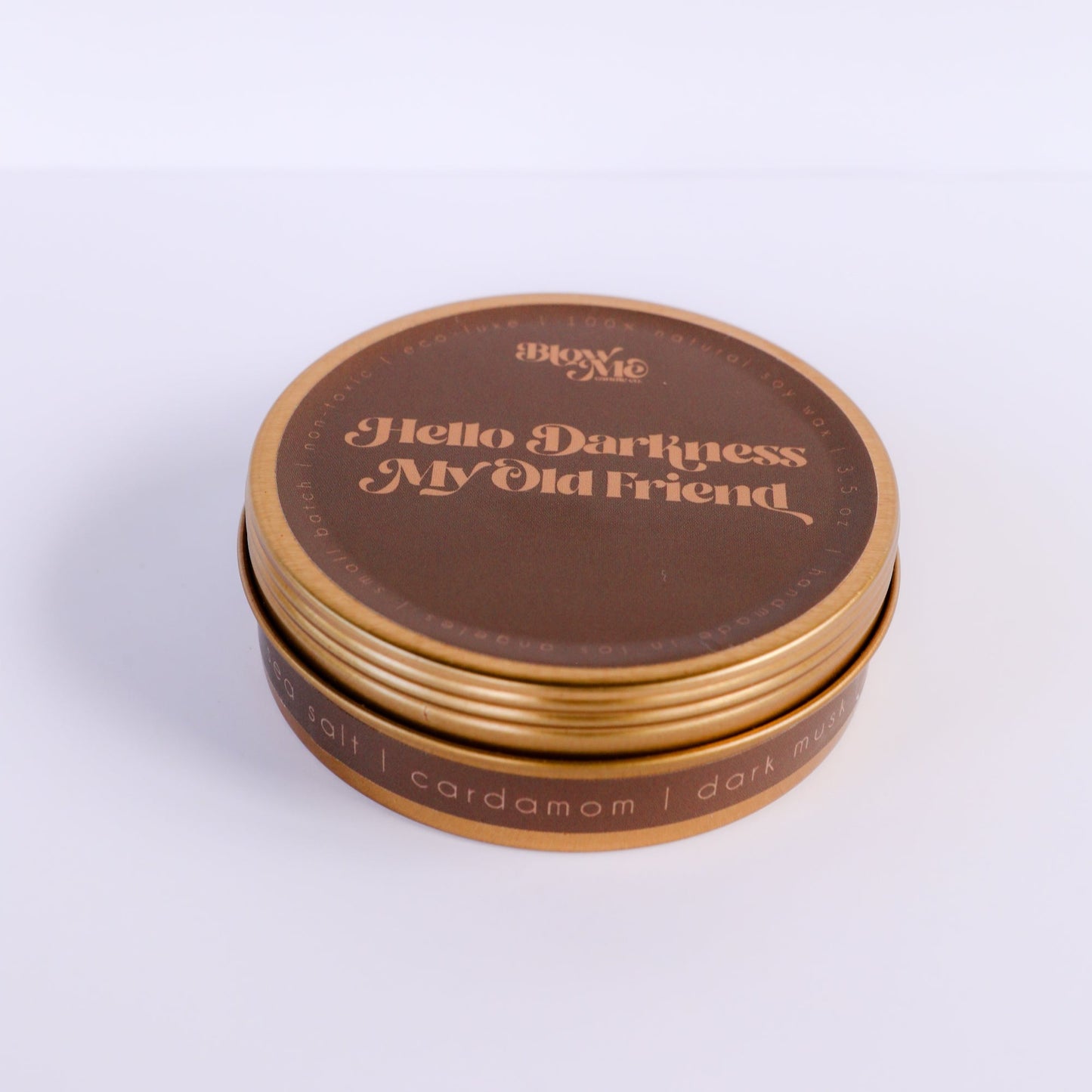 Hello Darkness My Old Friend Scented Candle