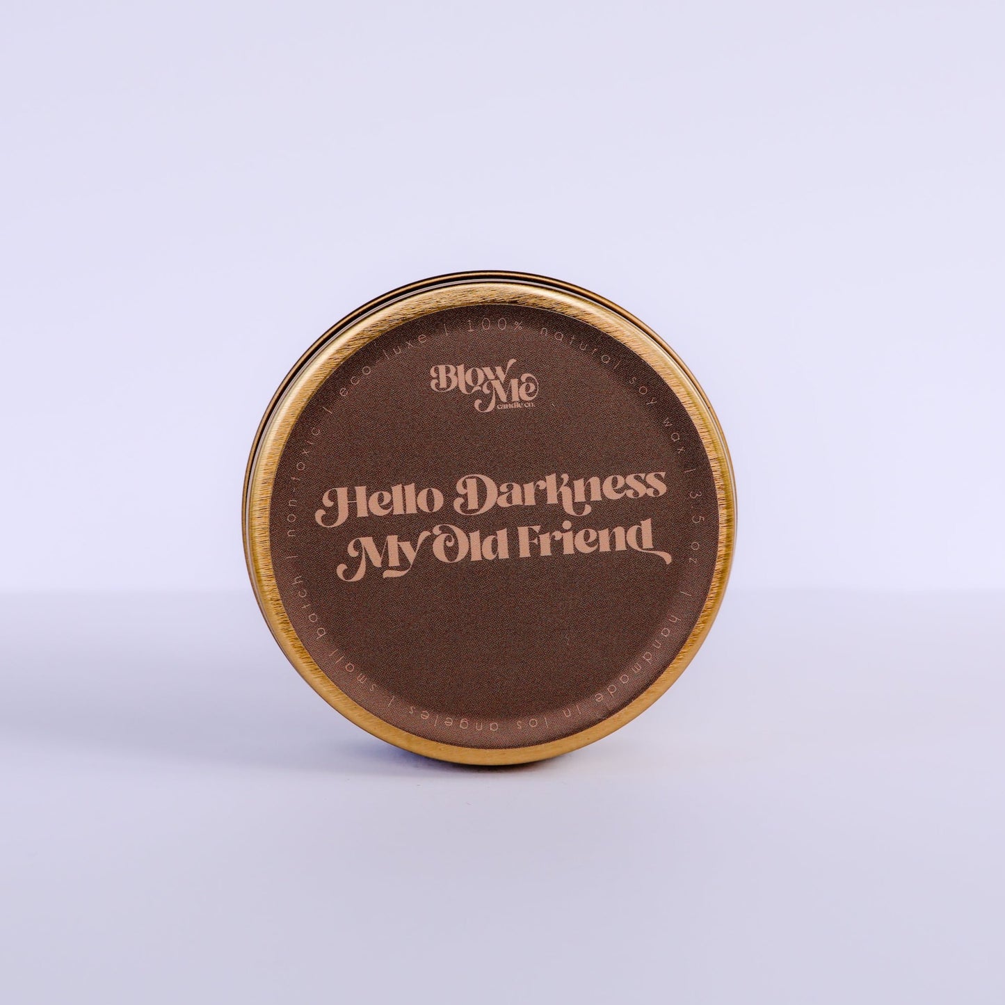 Hello Darkness My Old Friend Scented Candle
