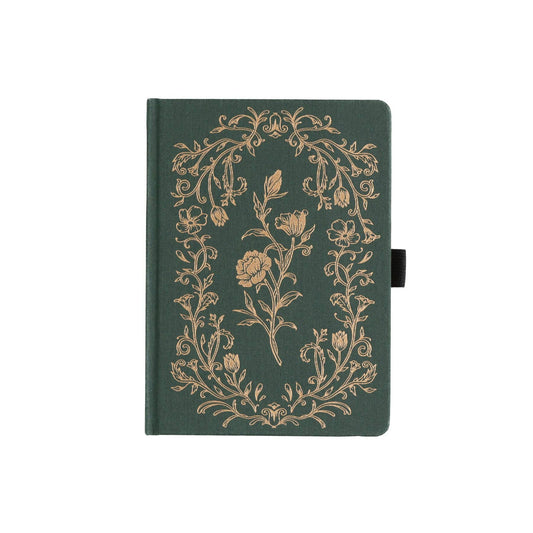 Antique Floral B6 Dot Grid Notebook