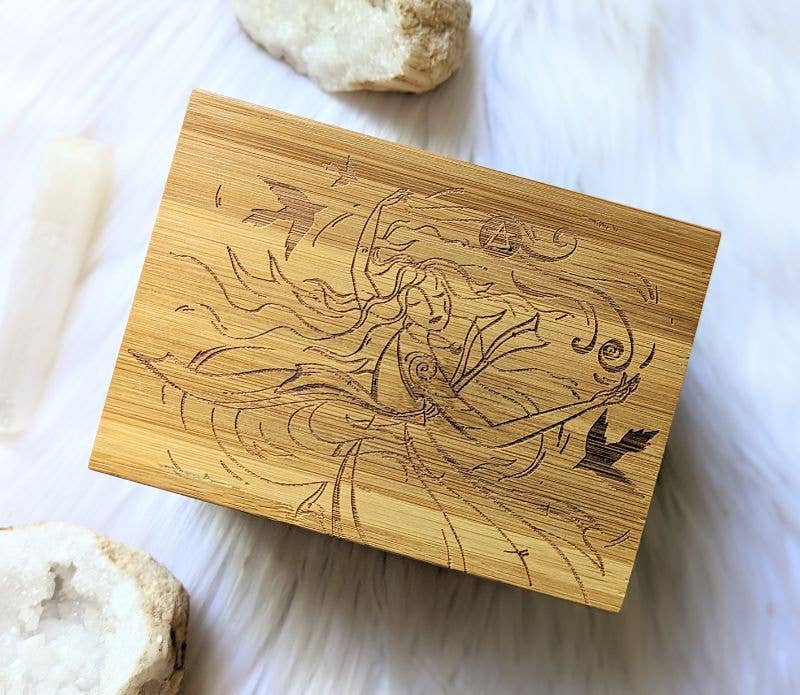 Elemental Goddesses Bamboo Altar Box