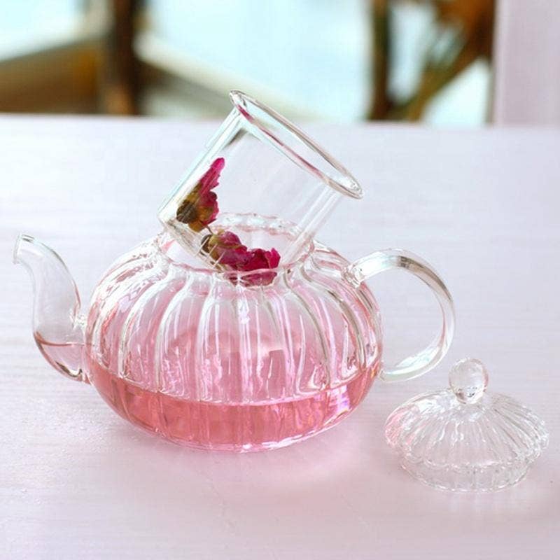 Glass Teapot With Infuser and Lid