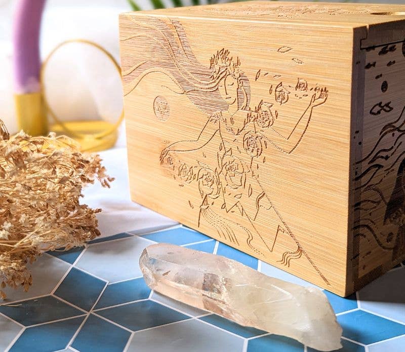 Elemental Goddesses Bamboo Altar Box