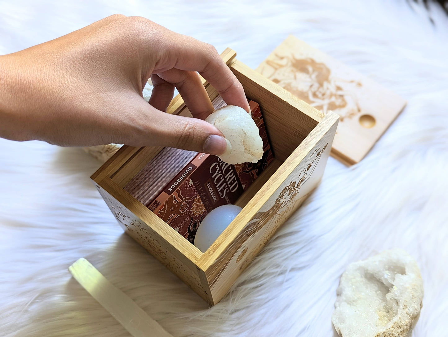 Elemental Goddesses Bamboo Altar Box