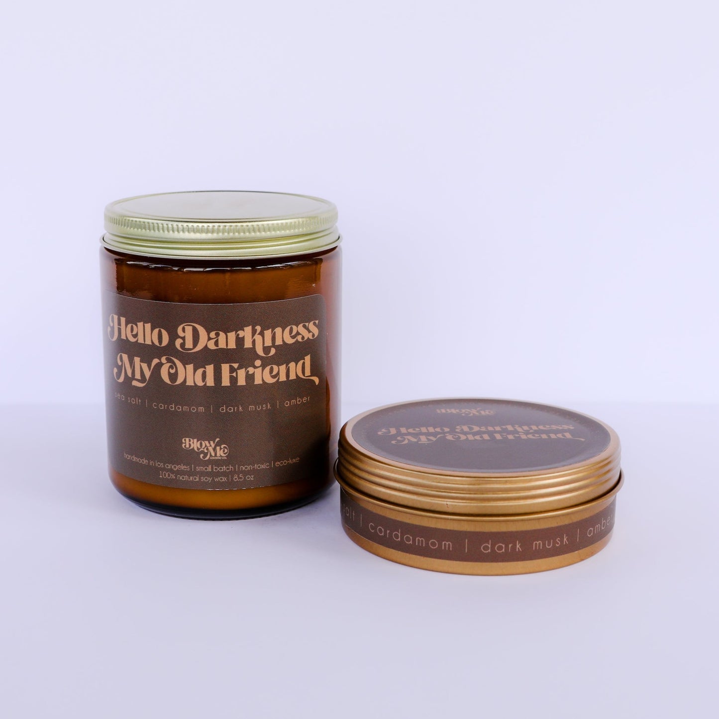 Hello Darkness My Old Friend Scented Candle