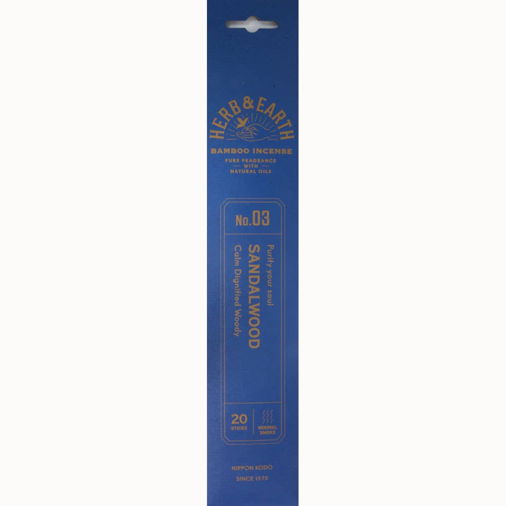 Herb & Earth Sandalwood Incense Sticks