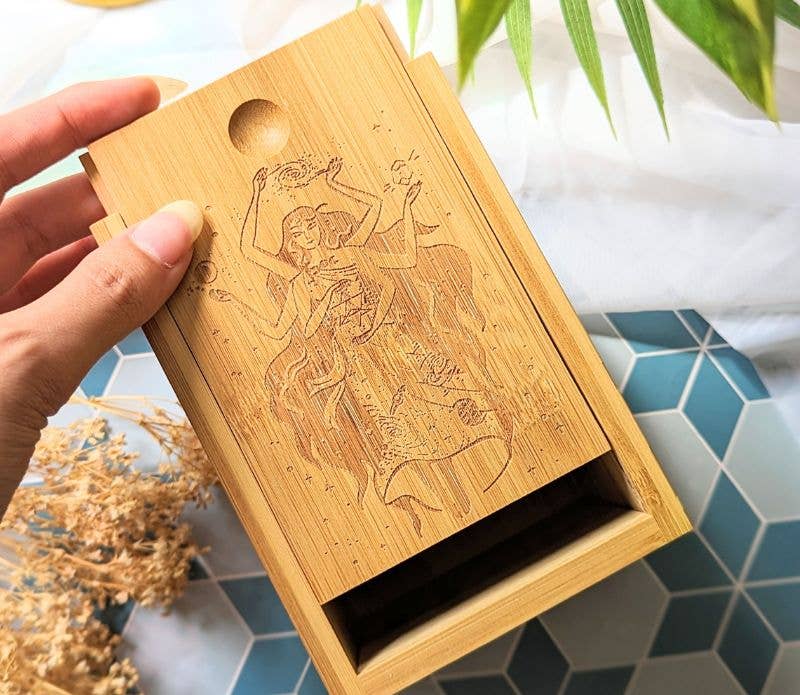 Elemental Goddesses Bamboo Altar Box