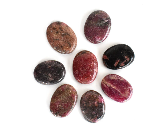 Rhodonite Worry Stone