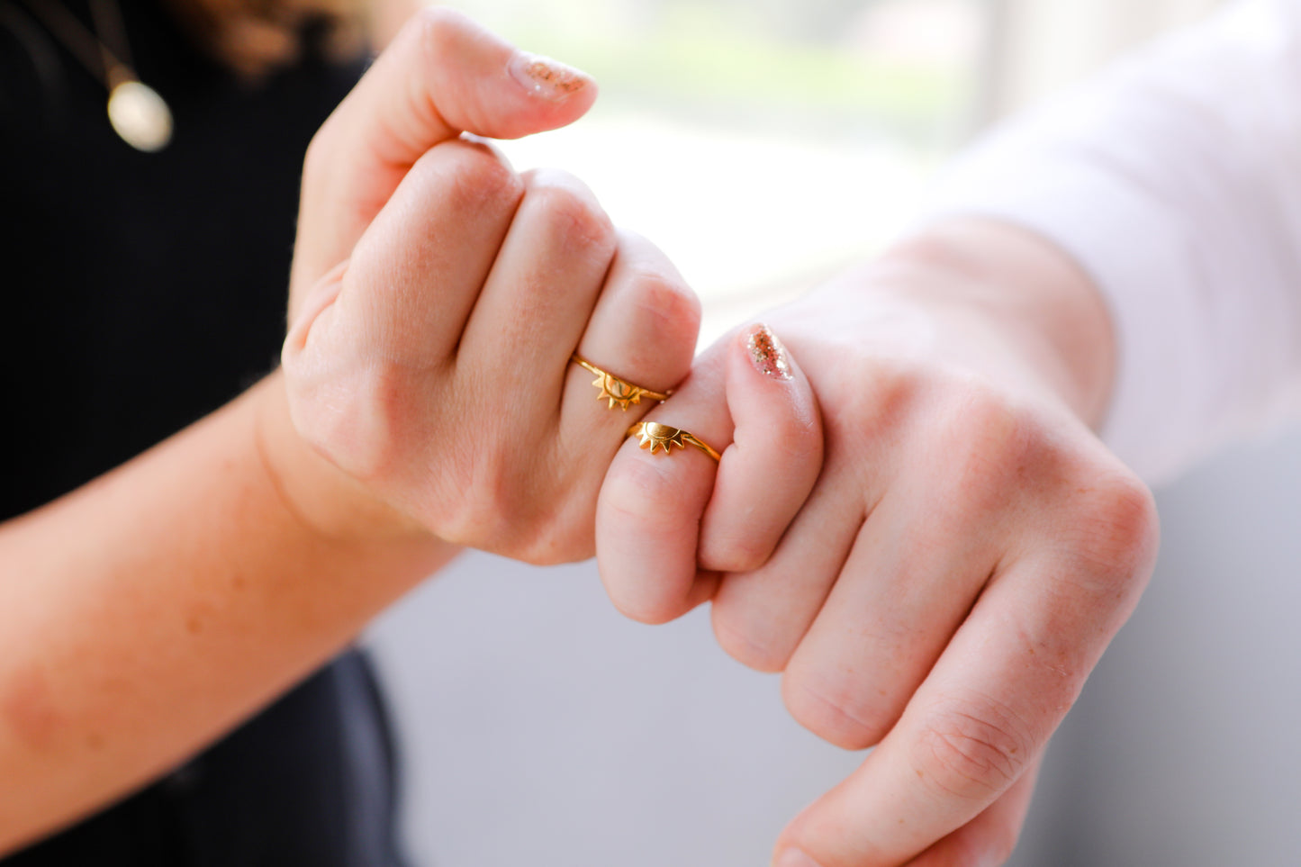 Sun to Sunset Ring Duo