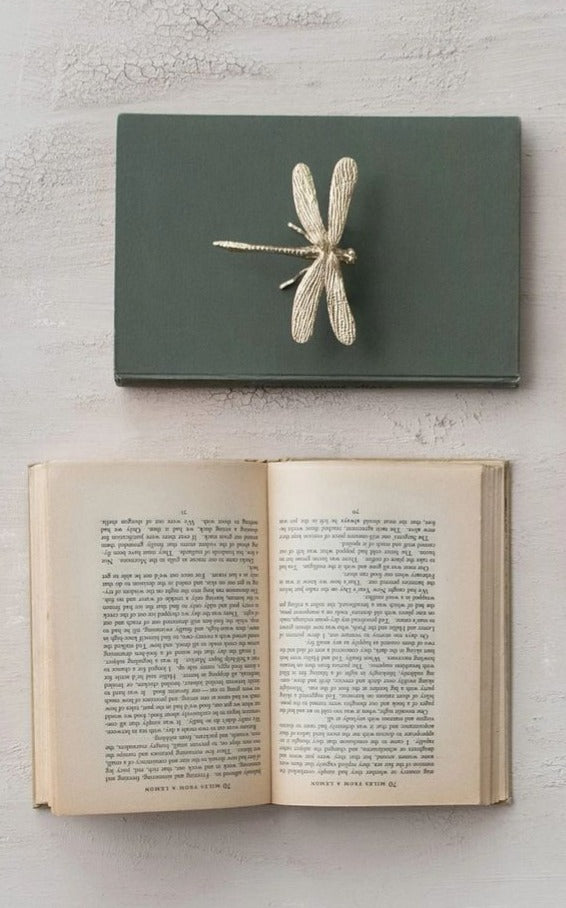 Gold Dragonfly Decorative Object