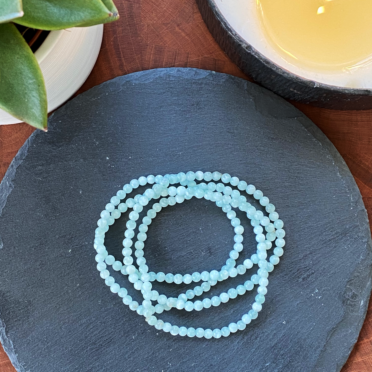 Green Moonstone Bracelet