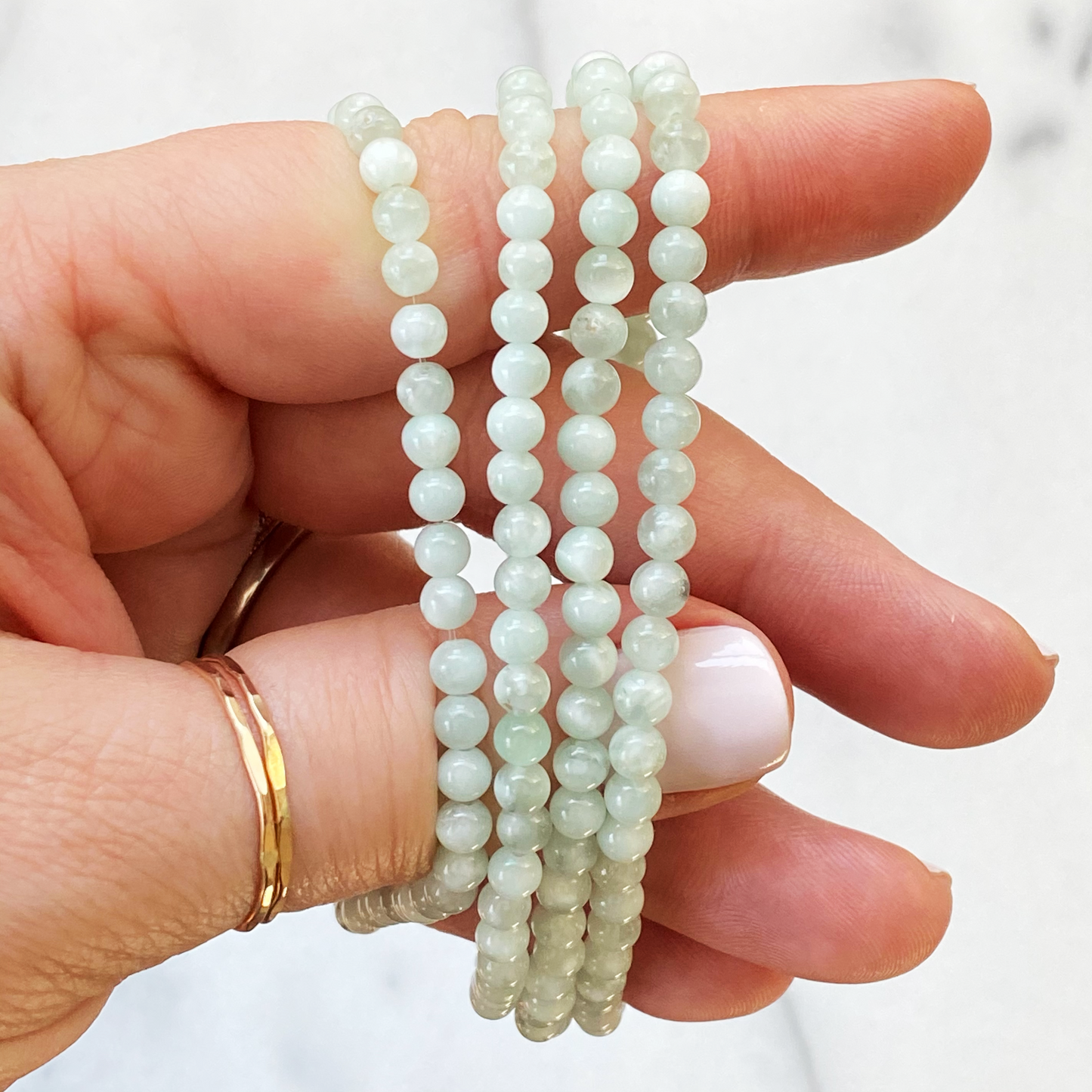 Green Moonstone Bracelet