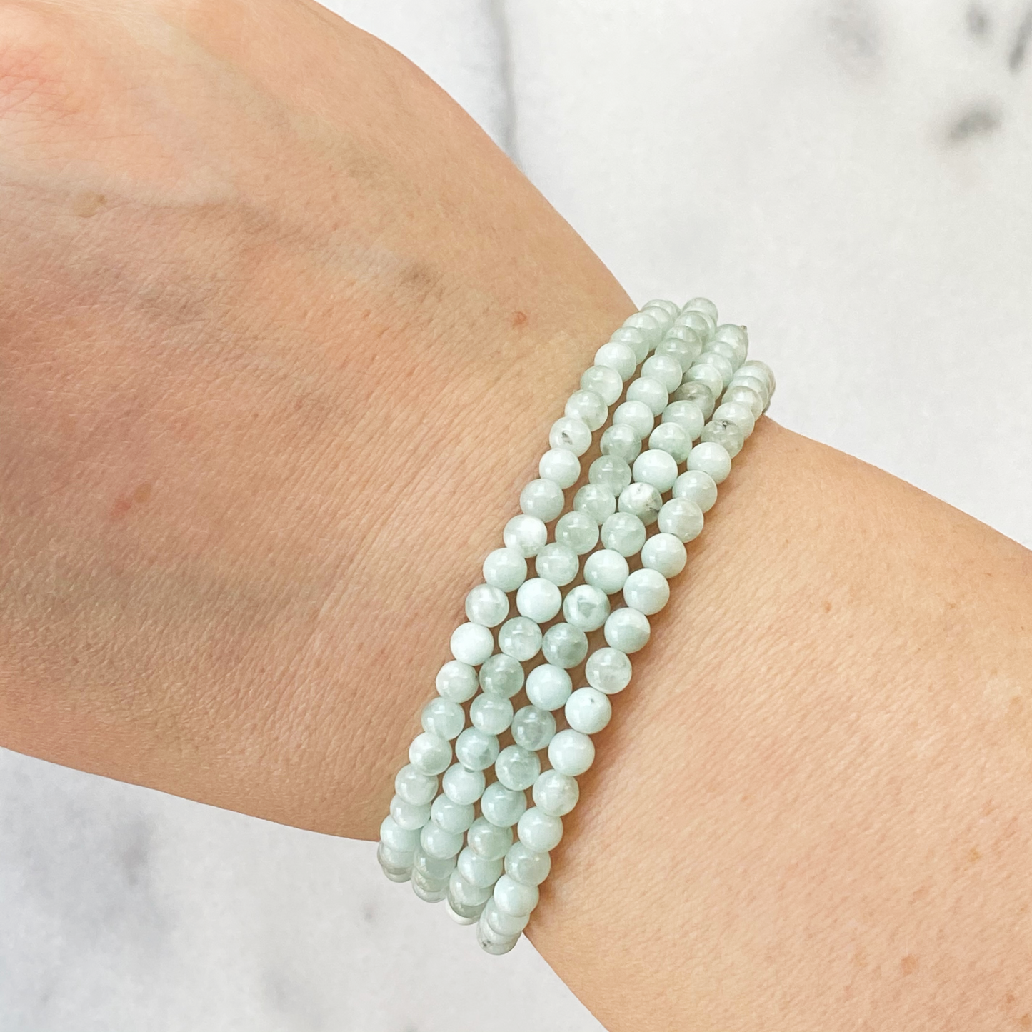 Green Moonstone Bracelet