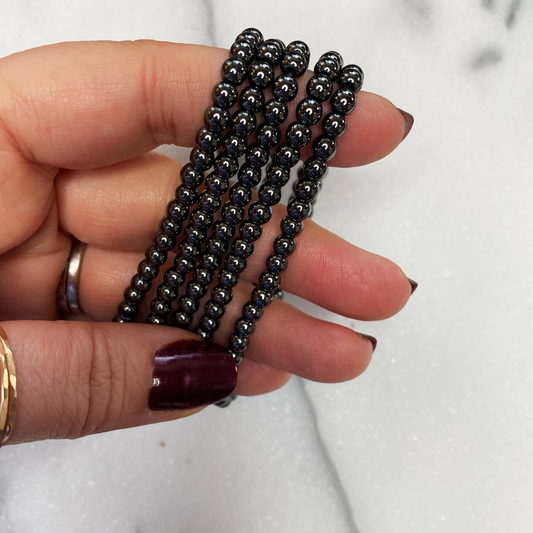 Hematite Bracelet 4mm